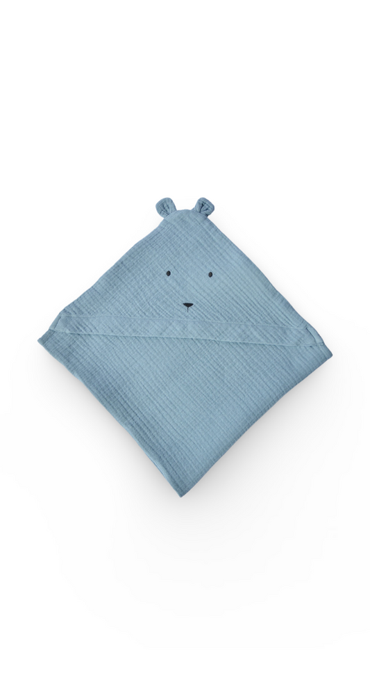 KULAK DETAYLI BEBEK BANYO HAVLUSU