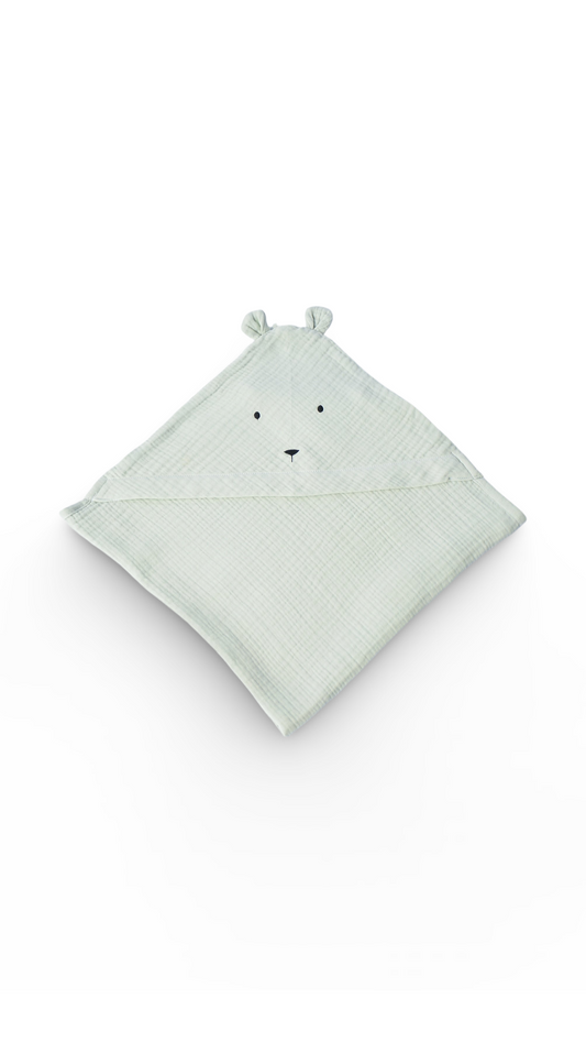 KULAK DETAYLI BEBEK BANYO HAVLUSU