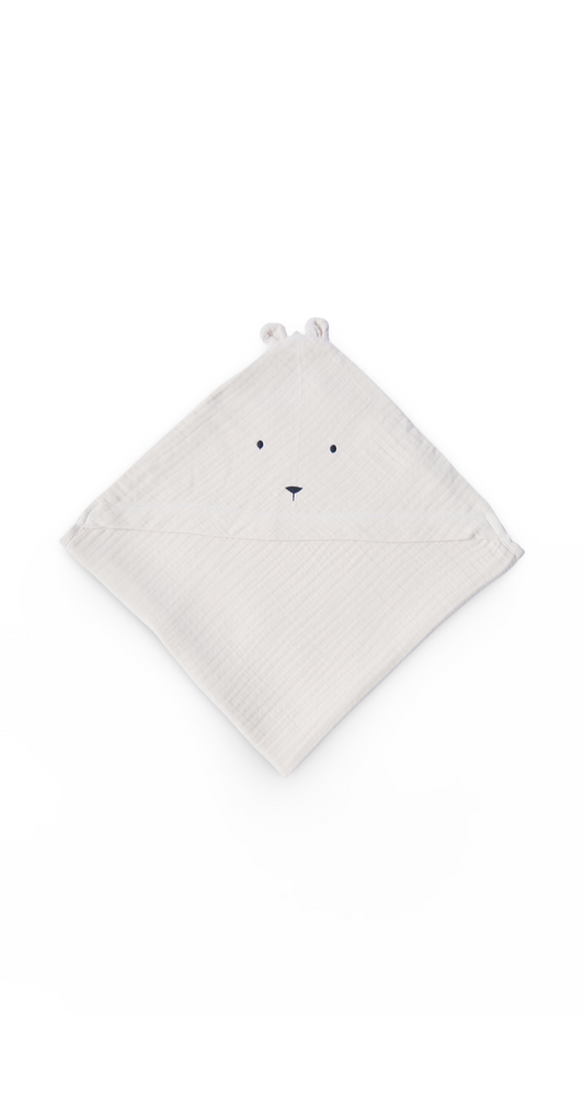 KULAK DETAYLI BEBEK BANYO HAVLUSU